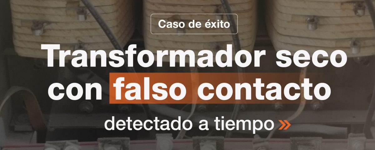 Transformador seco con falso contacto