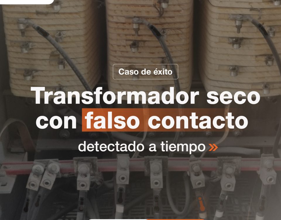 Transformador seco con falso contacto
